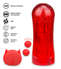 Charger l'image dans la galerie, Masturbateur boules vibrantes Skylight