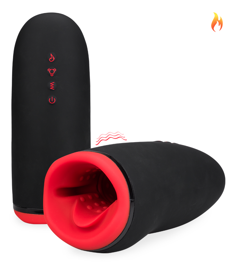 Masturbateur chauffant massages et vibrations Billy