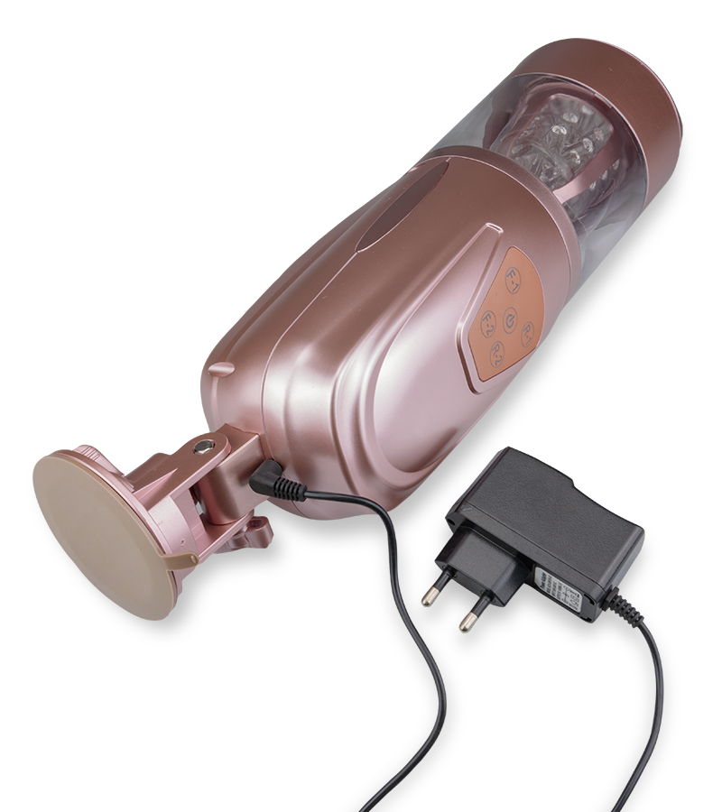 Masturbateur deluxe va-et-vient télescopique