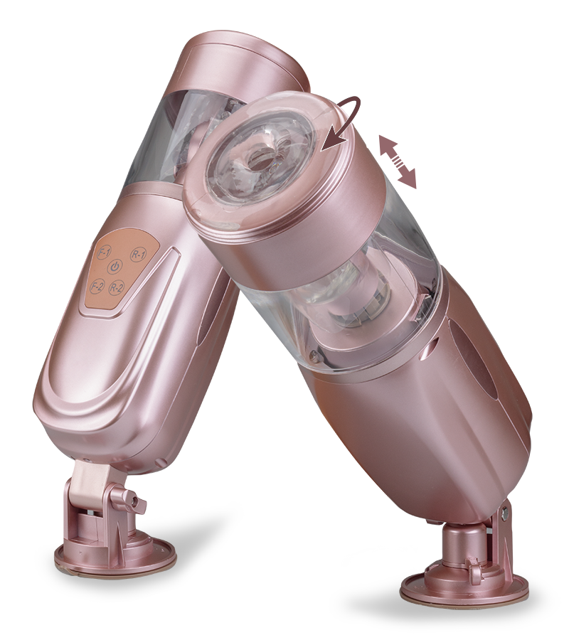 Masturbateur deluxe va-et-vient télescopique