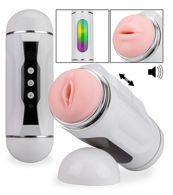 Masturbateur double entrée va-et-vient Party