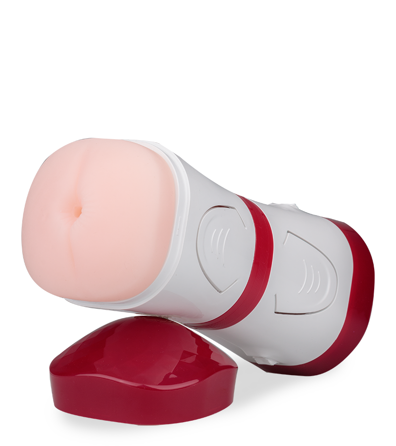 Masturbateur double plaisir vagin anus en silicone