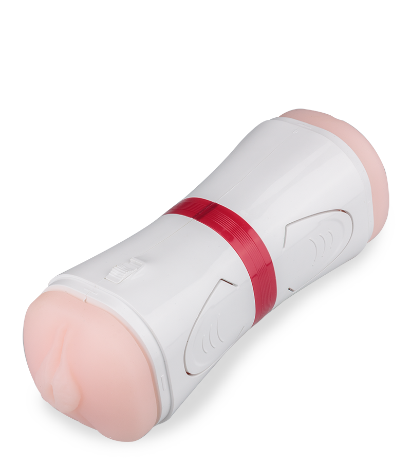 Masturbateur double plaisir vagin anus en silicone