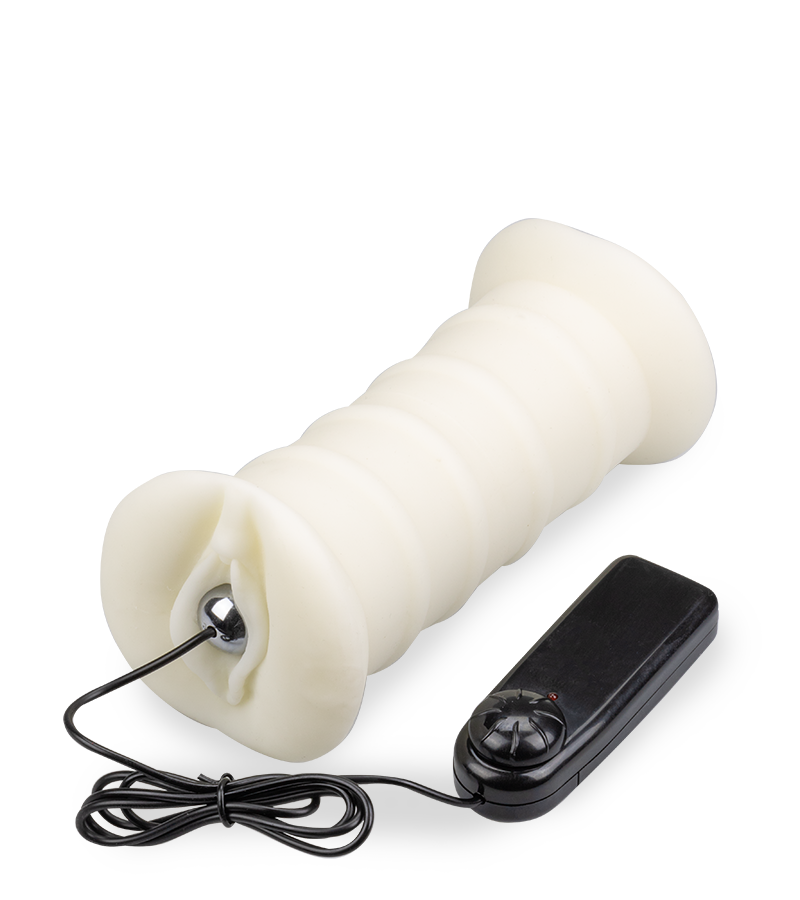 Masturbateur double vagin vibrant