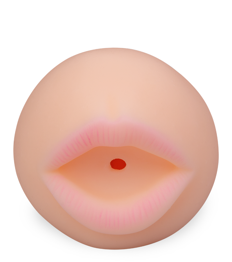 Masturbateur en TPE bouche suceuse Nellie