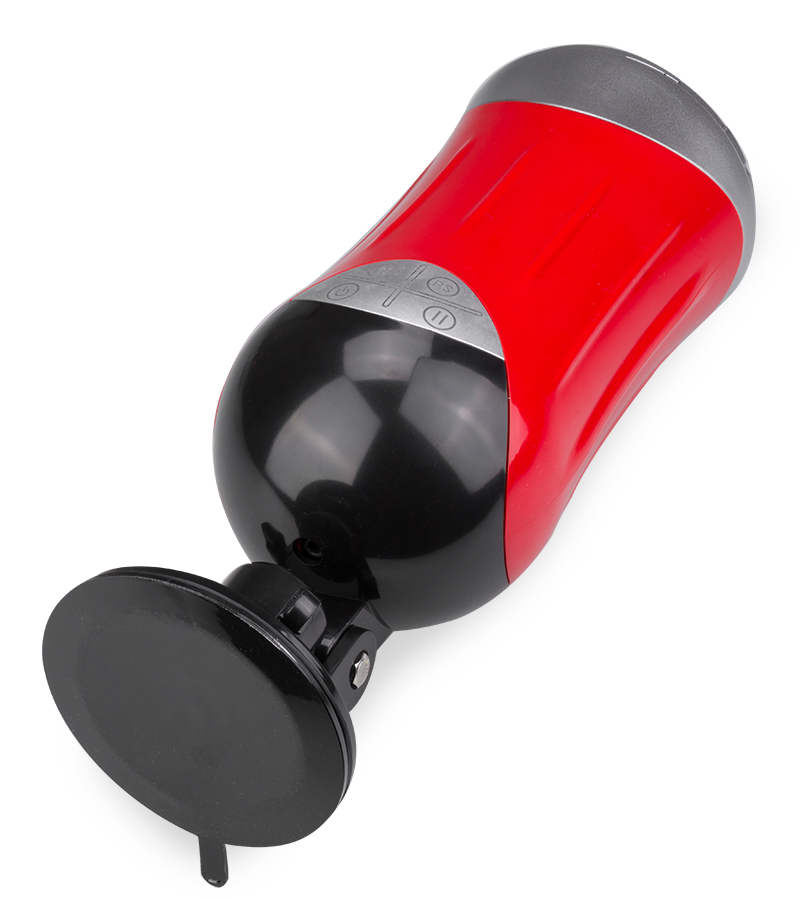 Masturbateur pompeur va-et-vient télescopique