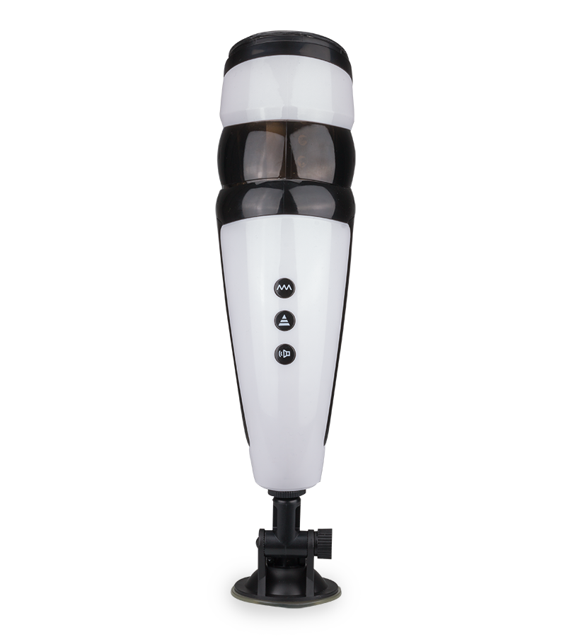 Masturbateur pompeur va-et-vient télescopique