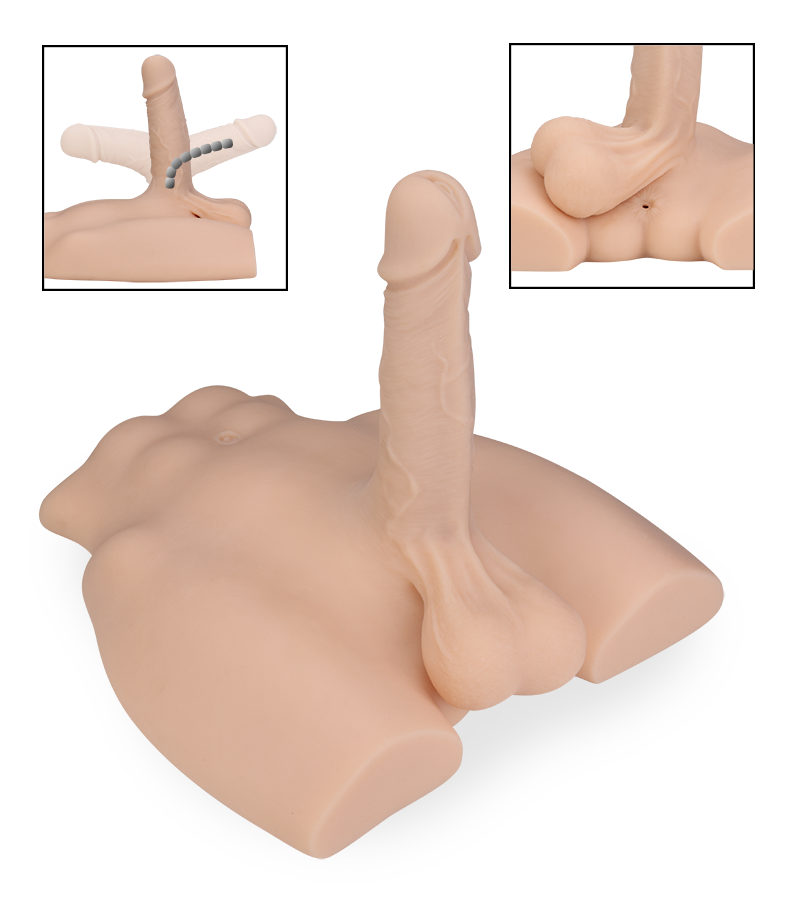 Masturbateur réaliste pénis et anus Aaron 3,6kg