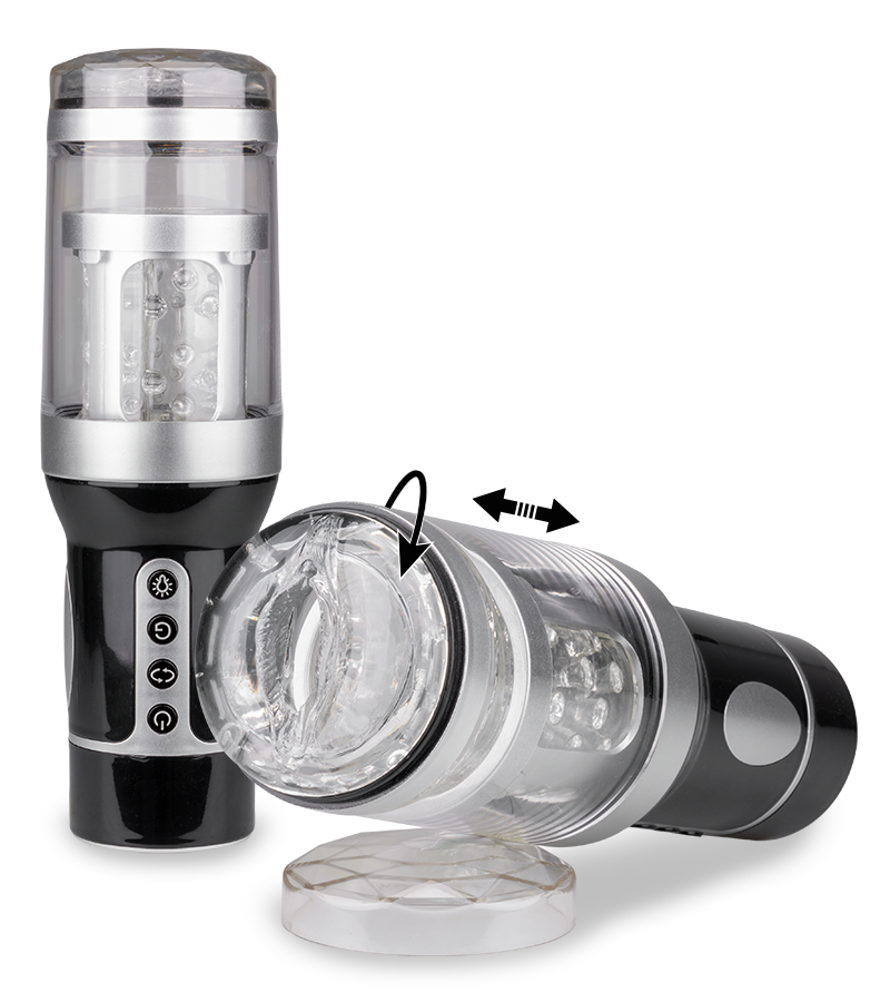 Masturbateur rotatif et va-et-vient Curtis