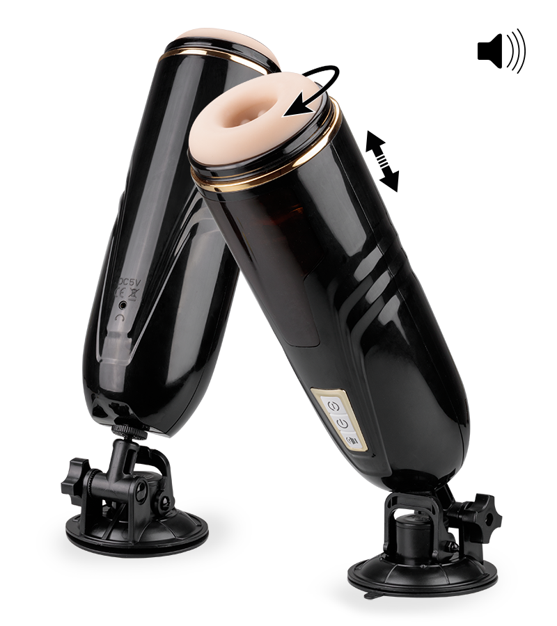 Masturbateur rotatif va-et-vient avec fonction vocale Alabama