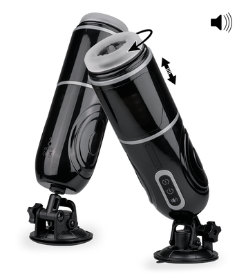 Masturbateur rotatif va-et-vient avec fonction vocale Feline