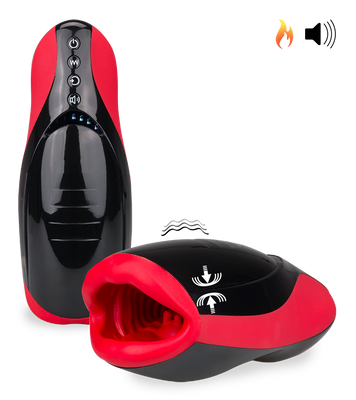 Masturbateur suceur chauffant et vibrant Legend