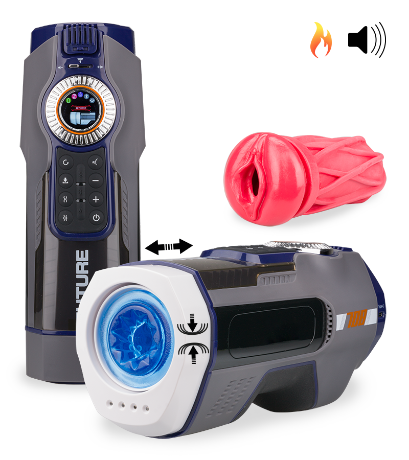 Masturbateur va-et-vient chauffant airbag Future Pro 3