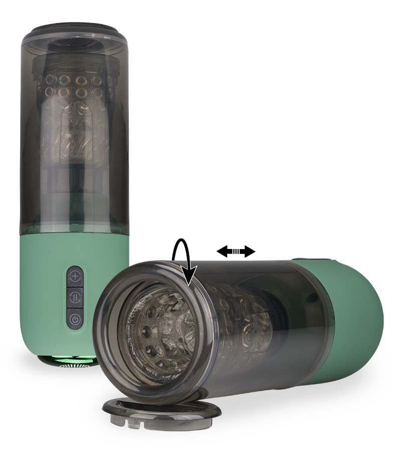 Masturbateur va-et-vient et rotations Wilo