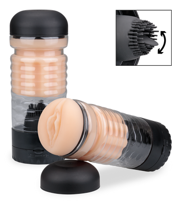 Masturbateur vagin avec langue vibrante