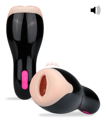 Masturbateur vibrant 12 modes avec fonction vocale