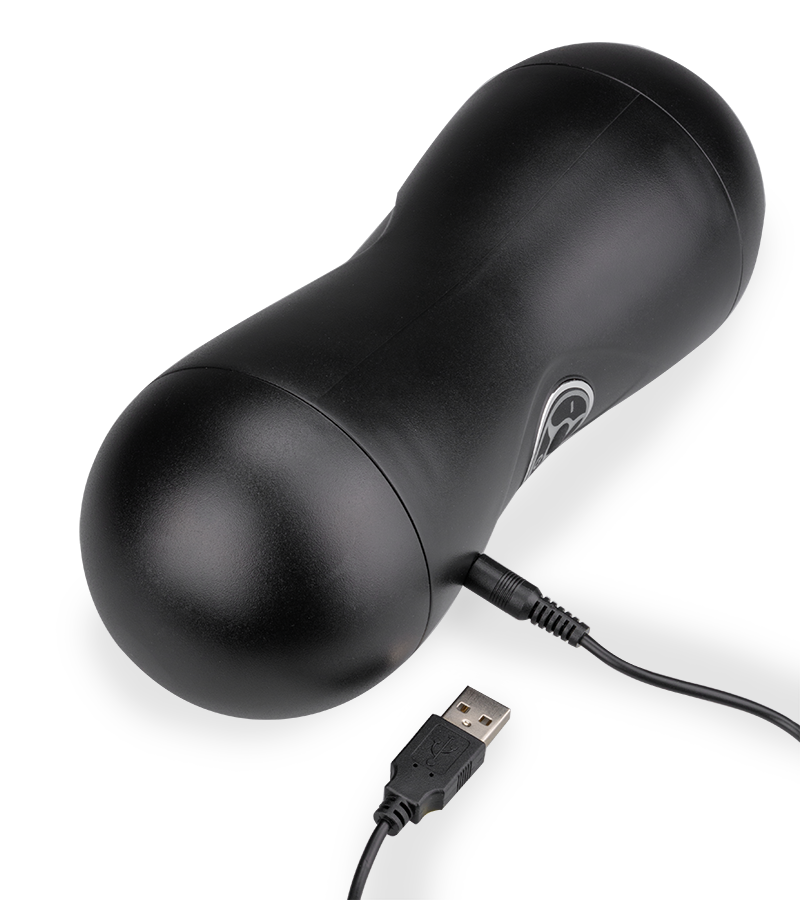 Masturbateur vibrant double entrée avec fonction vocale Juice