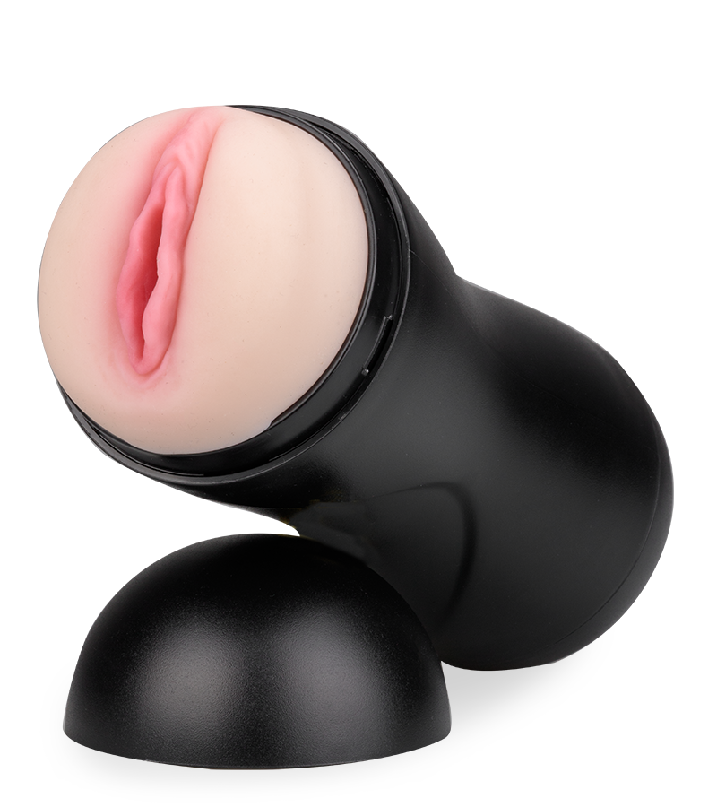 Masturbateur vibrant double entrée avec fonction vocale Juice