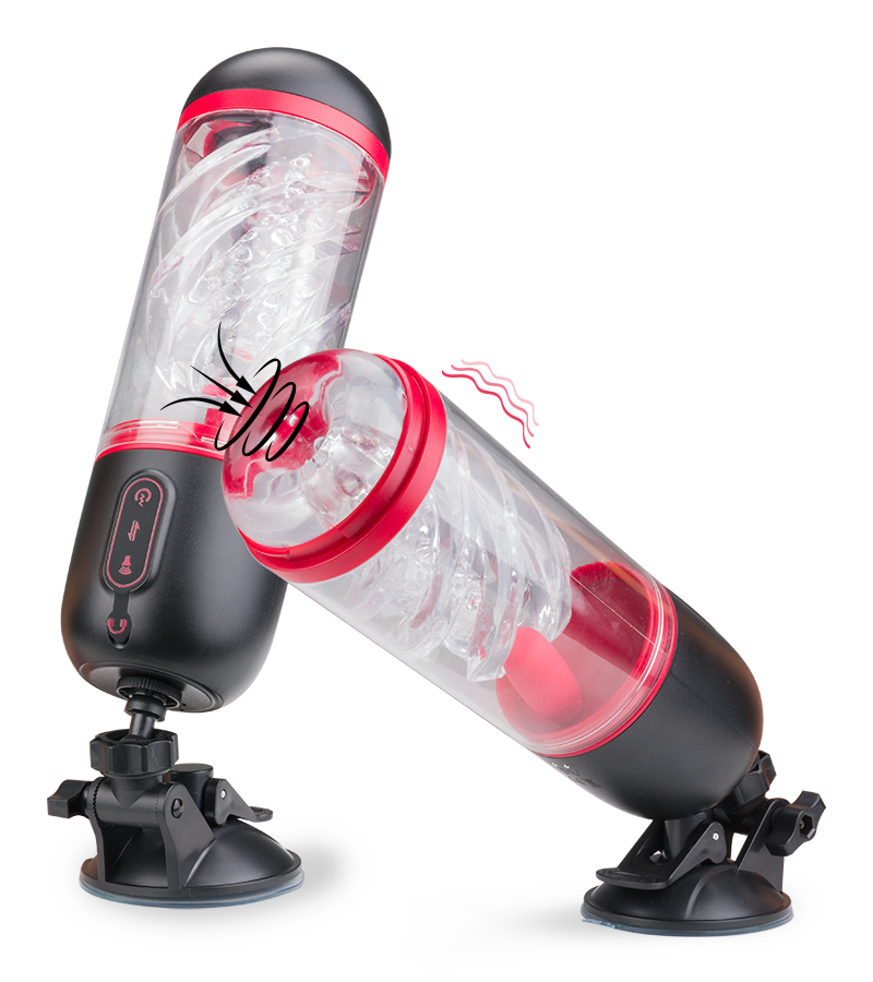 Masturbateur vibrant et aspirant Audacious