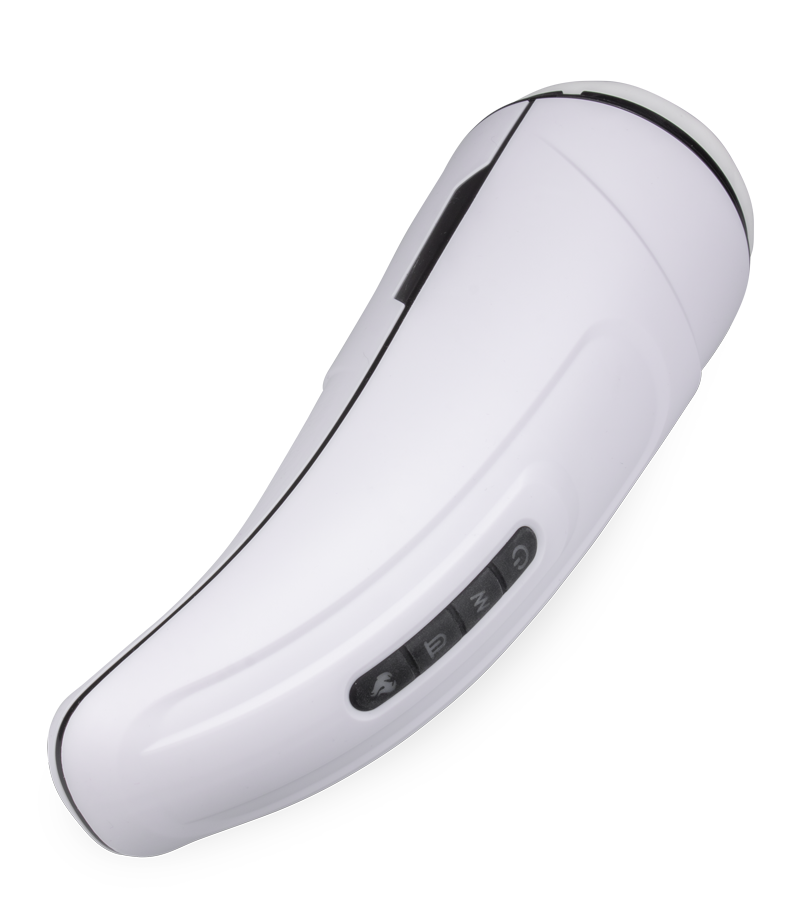 Masturbateur vibrant et chauffant avec fonction léchage Asher