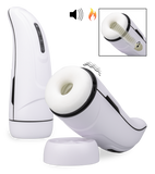 Masturbateur vibrant et chauffant avec fonction léchage Asher