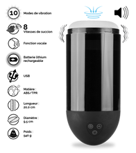 Charger l'image dans la galerie, Masturbateur vibration et aspiration Bullet Cup