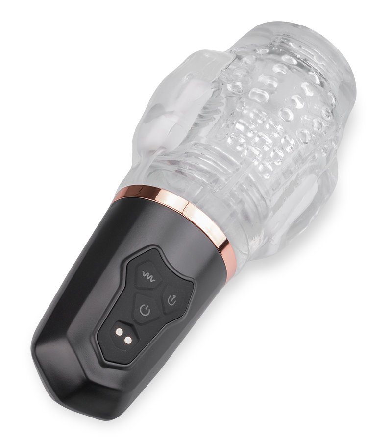 Masturbateur vibrations et aspiration Again