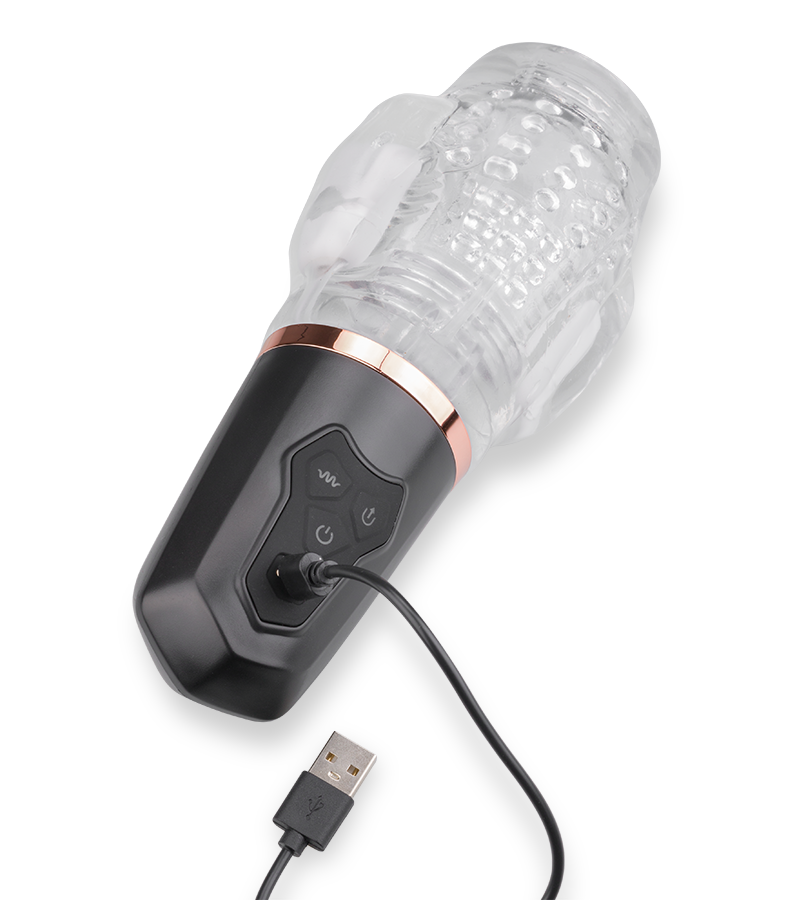 Masturbateur vibrations et aspiration Again