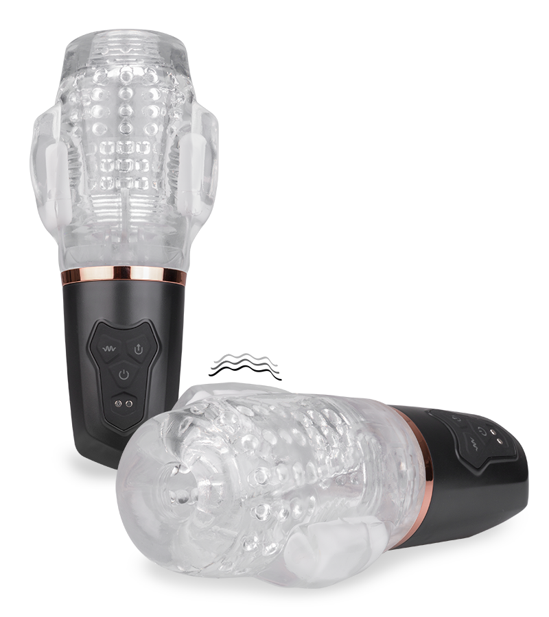 Masturbateur vibrations et aspiration Again