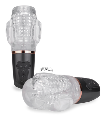 Masturbateur vibrations et aspiration Again