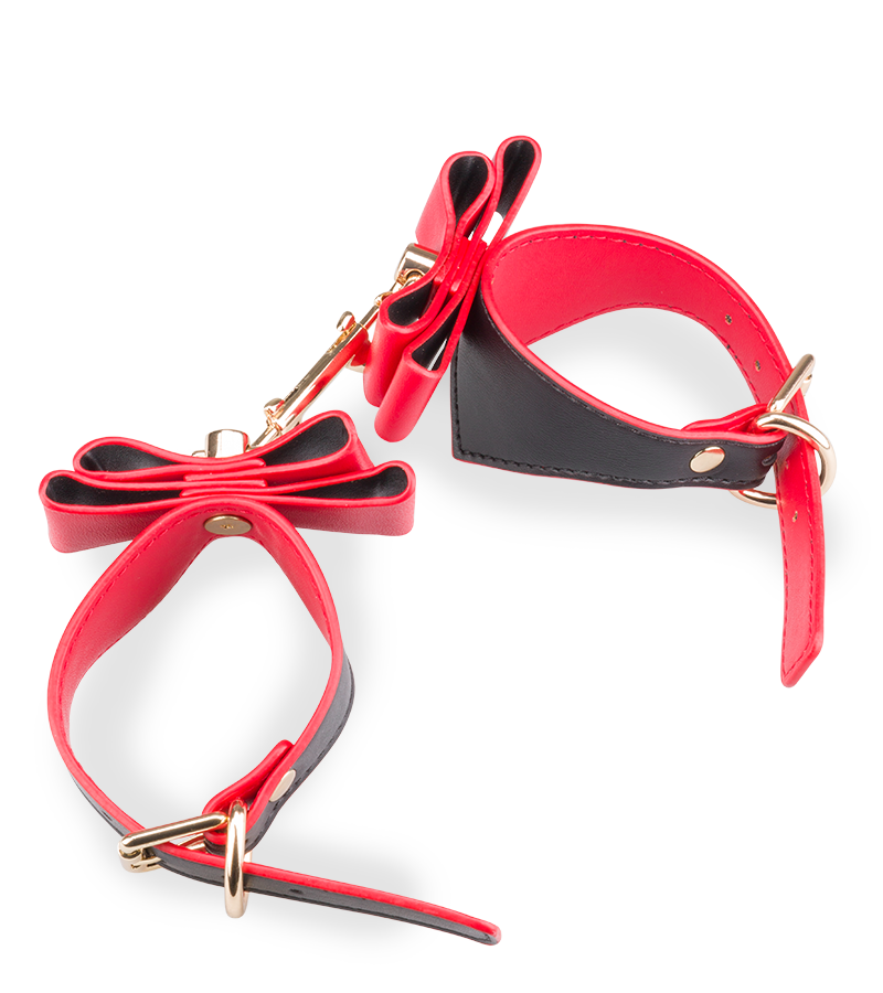 Menottes à nœuds papillons Be Mine