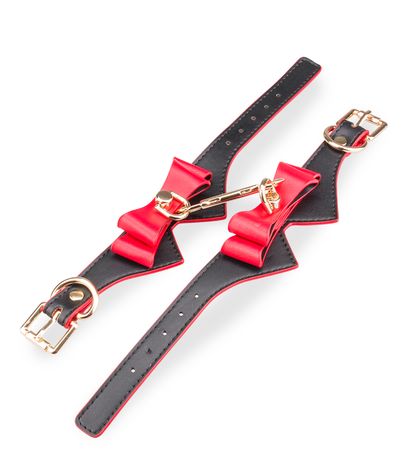 Menottes à nœuds papillons Be Mine