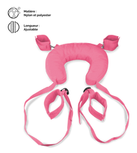 Charger l'image dans la galerie, Menottes bondage chevilles et poignets avec coussin