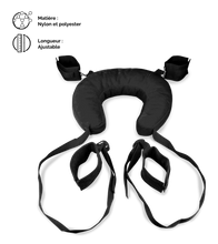 Charger l'image dans la galerie, Menottes bondage chevilles et poignets avec coussin