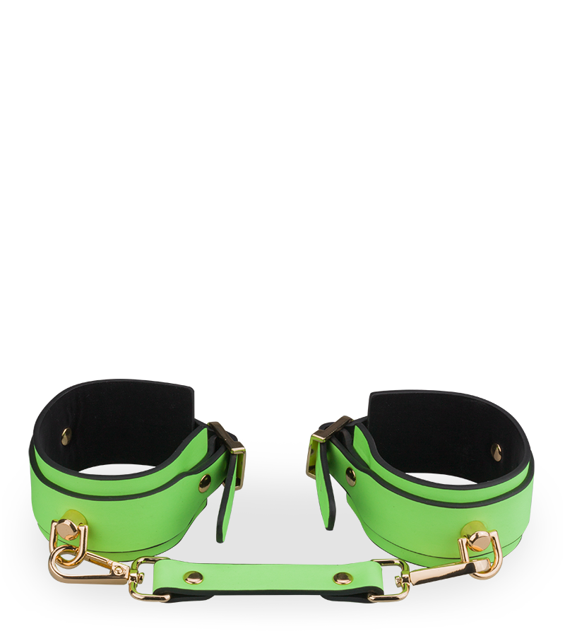 Menottes fluorescentes vert