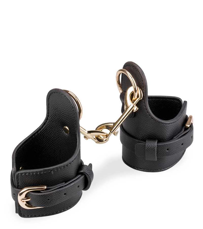 Menottes poignets similicuir Justice