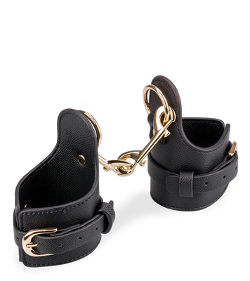 Menottes poignets similicuir Justice