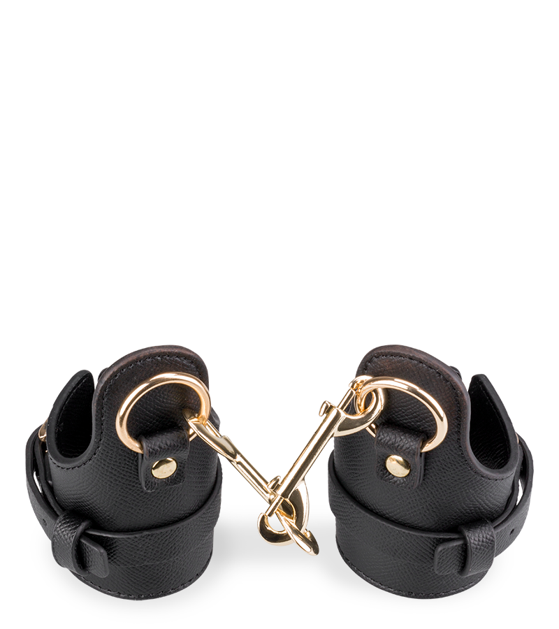 Menottes poignets similicuir Justice