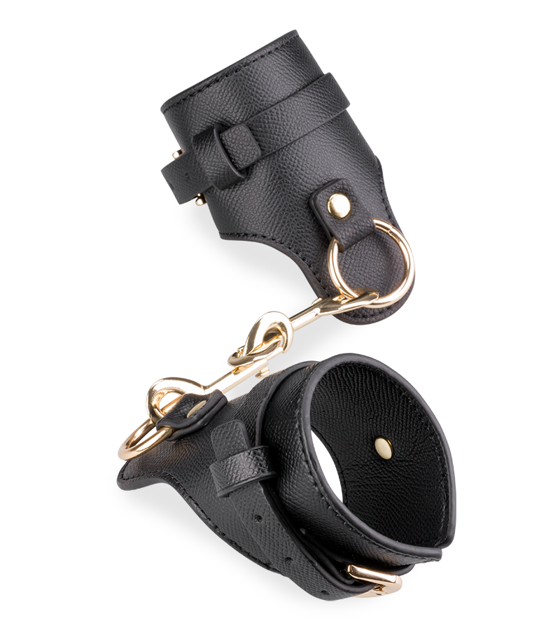 Menottes poignets similicuir Justice