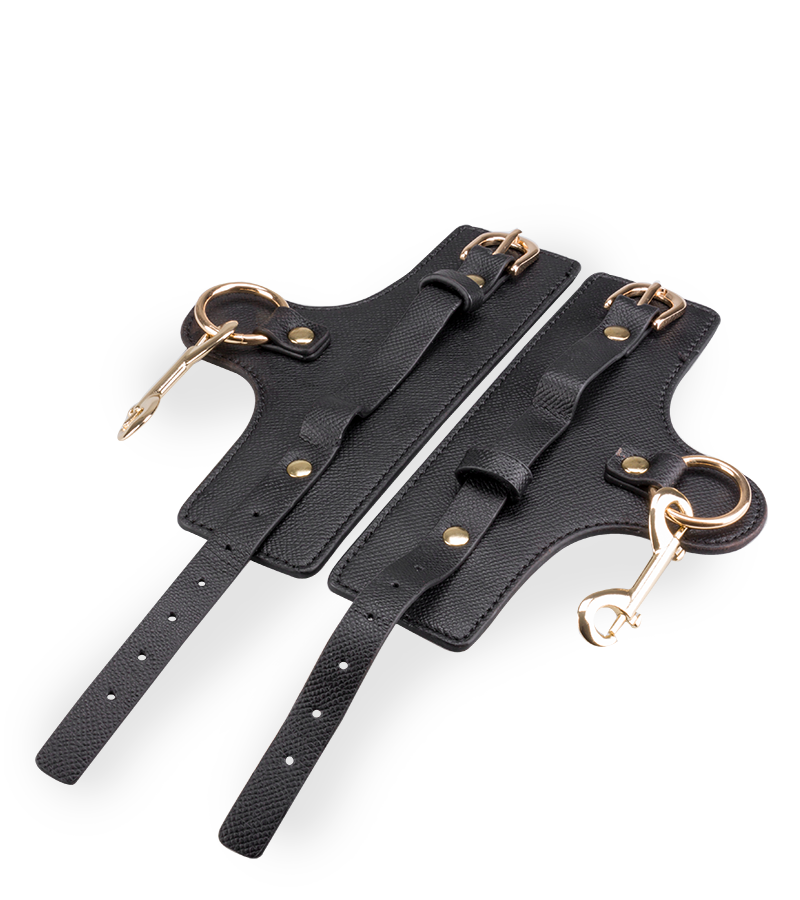 Menottes poignets similicuir Justice