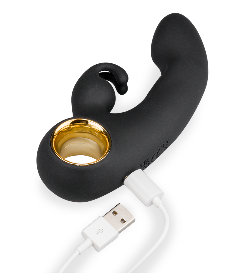 Mini vibromasseur rabbit vibrations et mouvements First Love