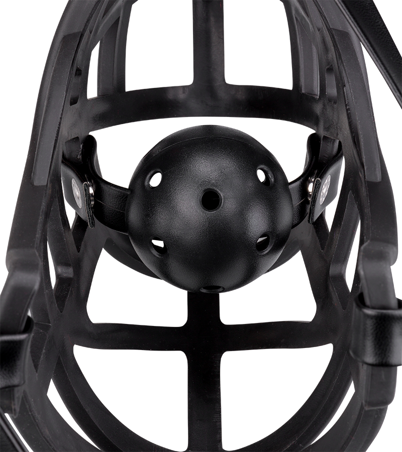 Muselière avec gag-ball amovible
