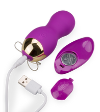 Charger l'image dans la galerie, Oeuf vibrant rechargeable boules massantes 10 modes