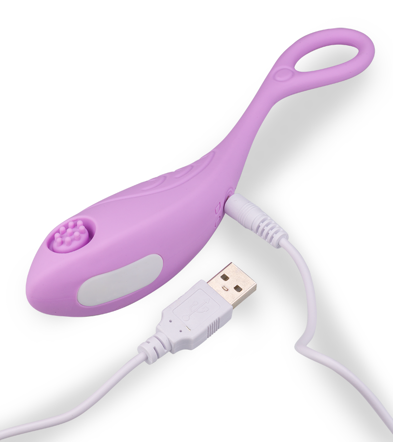 Oeuf vibrant stimulateur de clitoris Ă  picots