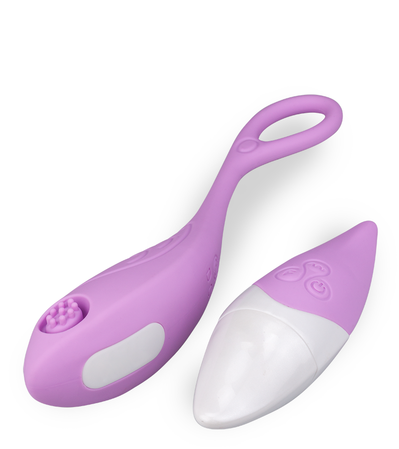 Oeuf vibrant stimulateur de clitoris Ă  picots