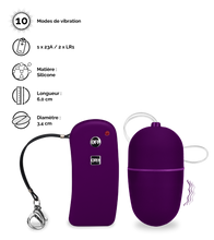 Charger l'image dans la galerie, Oeuf vibrant télécommande Brava - M