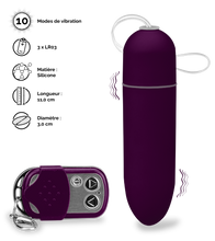 Charger l'image dans la galerie, Oeuf vibrant télécommandé XXL