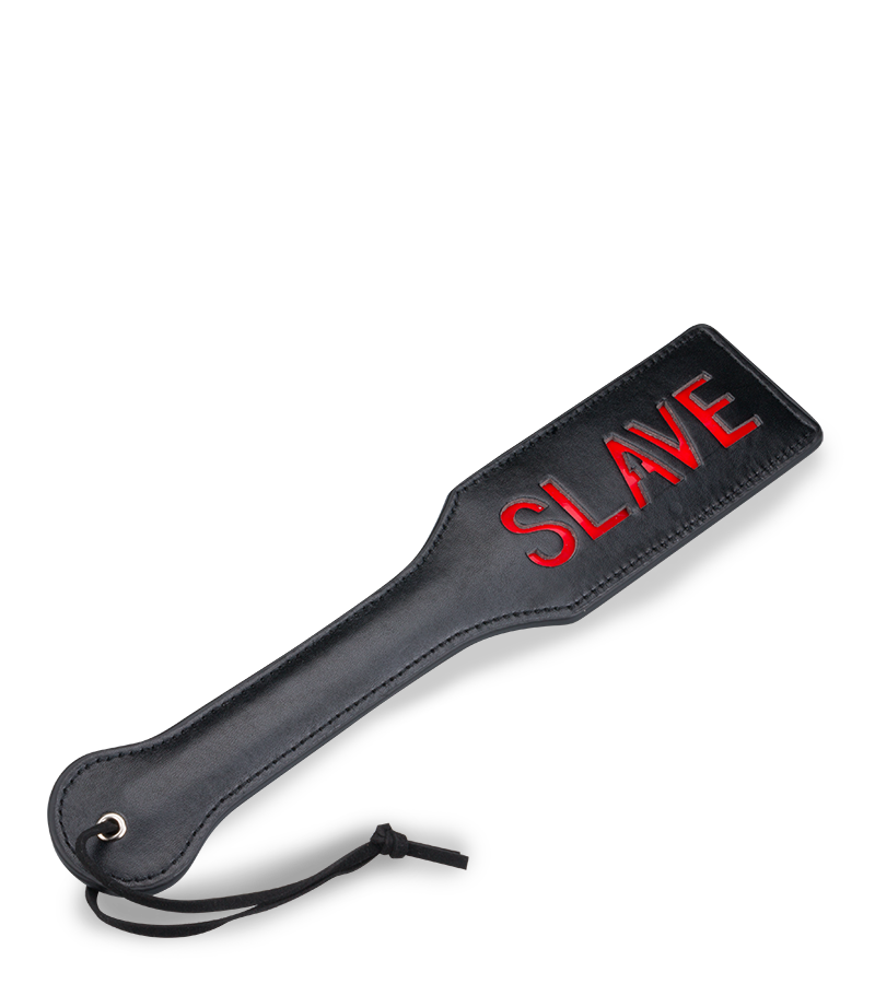 Paddle BDSM en simili cuir Slave