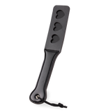 Paddle BDSM en similicuir avec cœurs