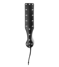 Charger l'image dans la galerie, Paddle BDSM noir cuir et rivets